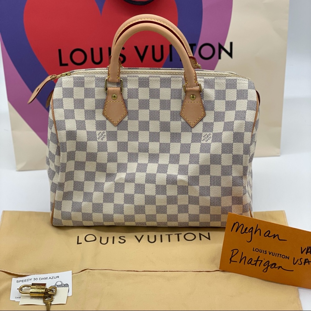 ❌❌sold❌❌Louis Vuitton Speedy 30 Damier Azur